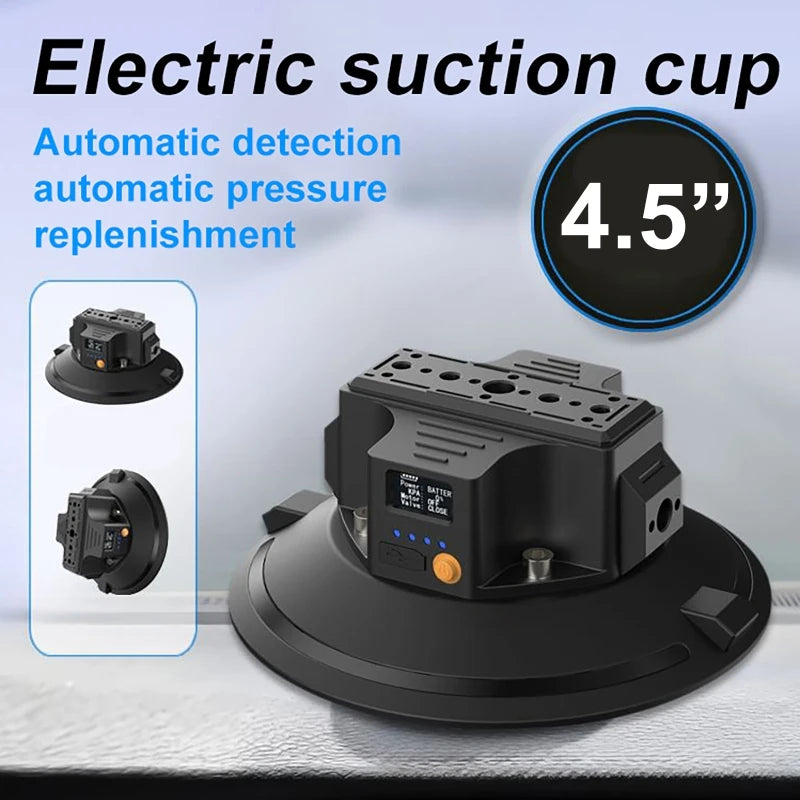 Electric Suction Camera Mount - Cup Size Options