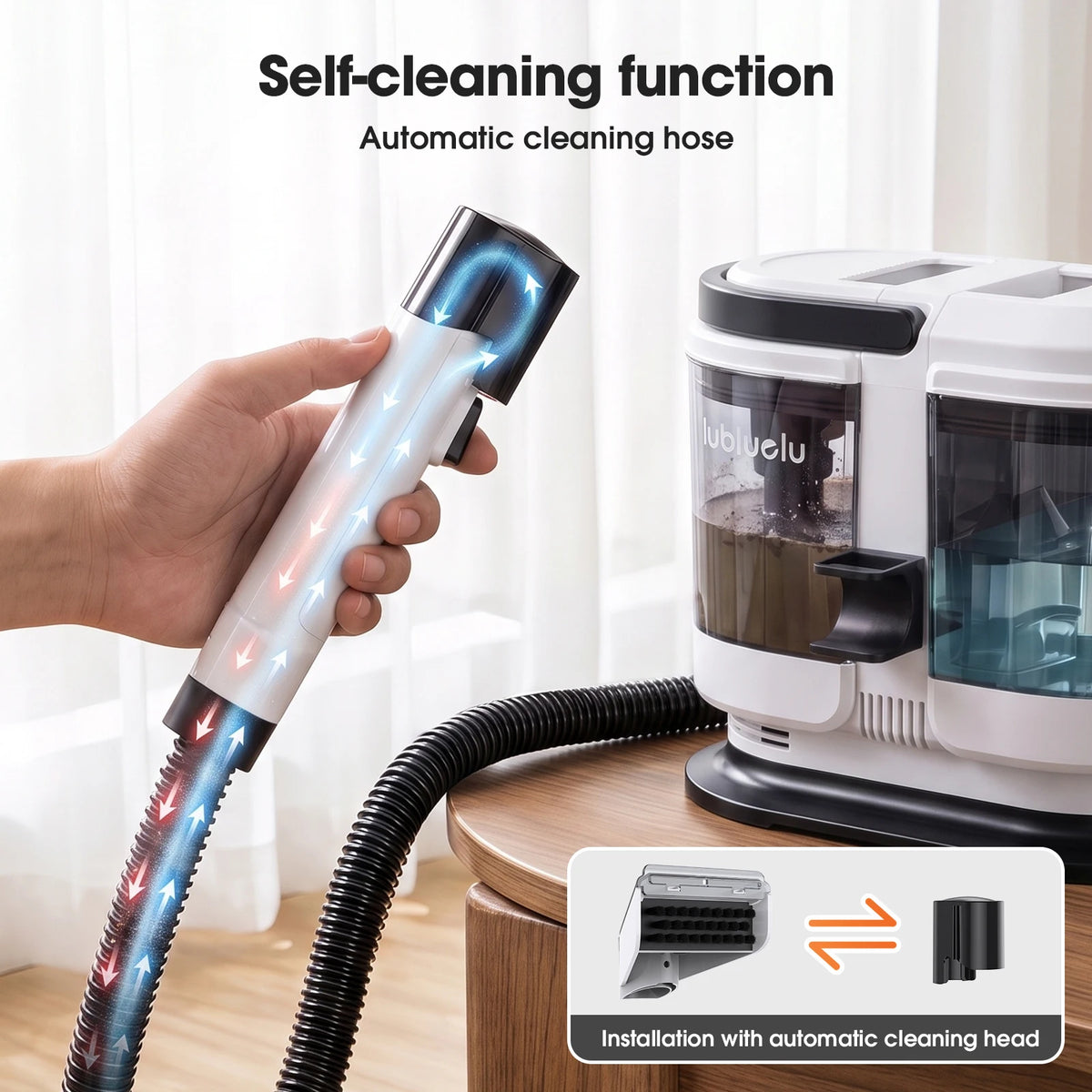 Portable Carpet and Upholstery Spot Cleaner Vacuum 16kPa
