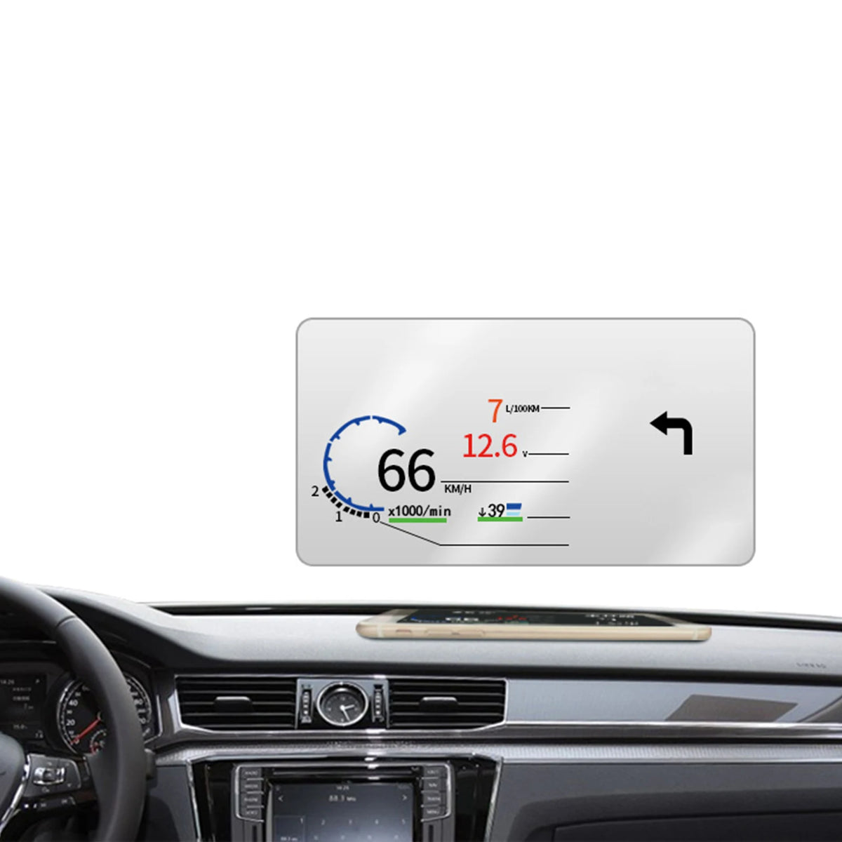 HUD Windscreen Reflective Film, Three Size Options