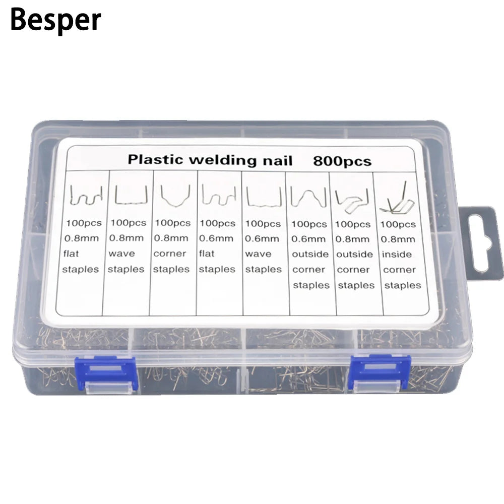 Hot-Stapler Plastic Repair Staples, Multi-Pack