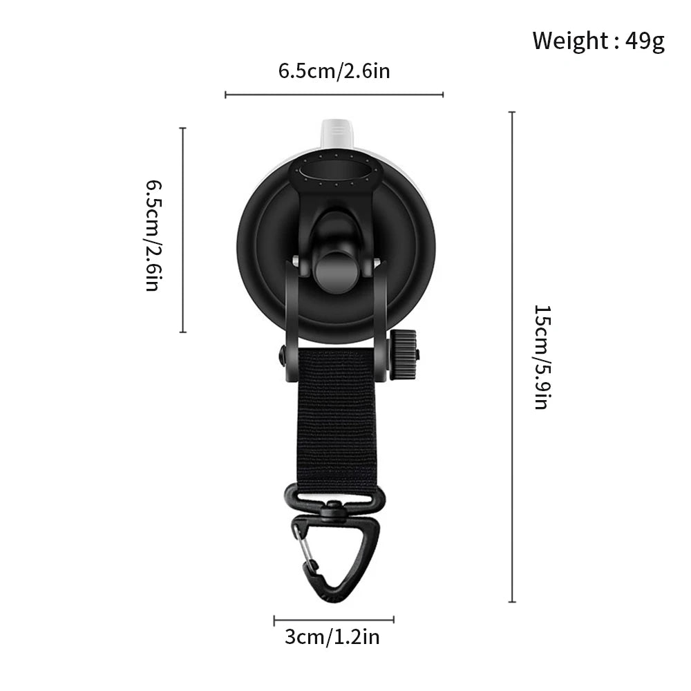 Car Tent Suction Cup Buckle Side Awning Anchors Outdoor Camping Tent Suckers Anchor Securing Hook for RV Van Camping Accessory