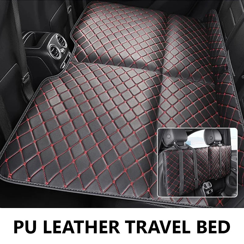 SEAMETAL Non-Inflatable Car Travel Bed Hanging Back Seat Sleeping Pad Mattress Car Camping Extender Mattress for Sedan/SUV/Truck