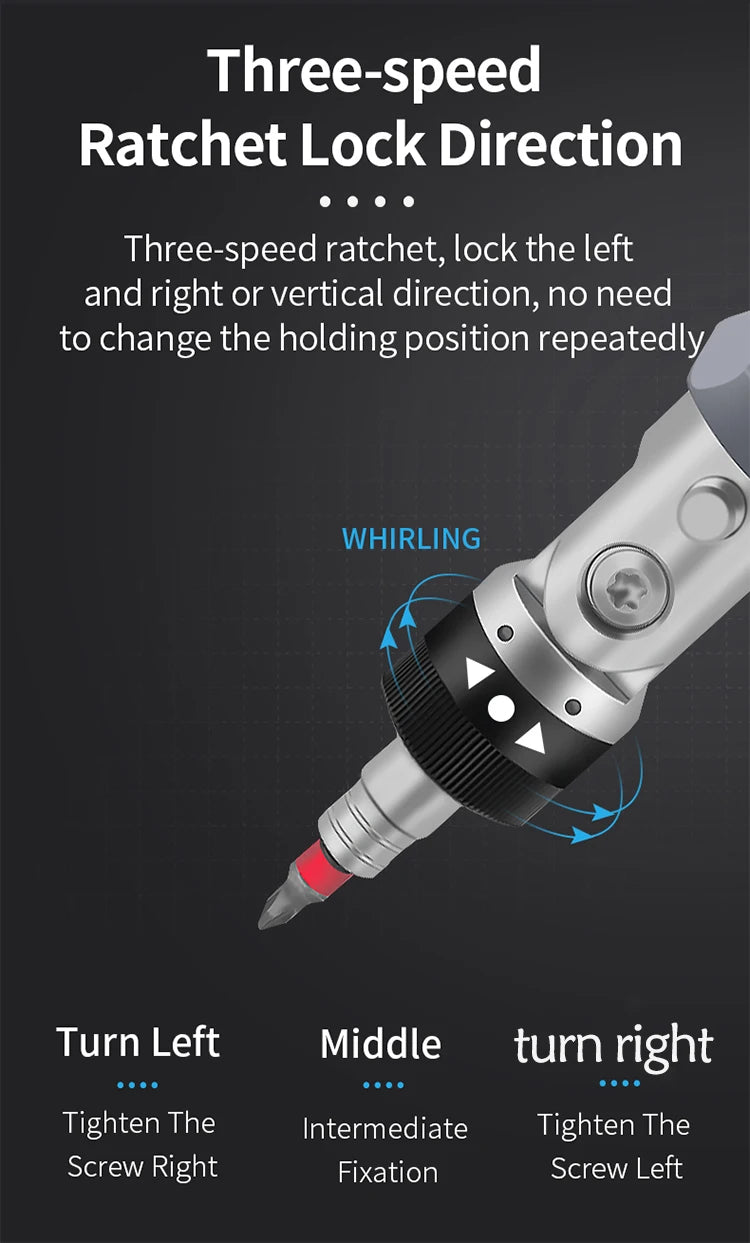 Magnetic Ratchet Screwdriver Kit - Set Options