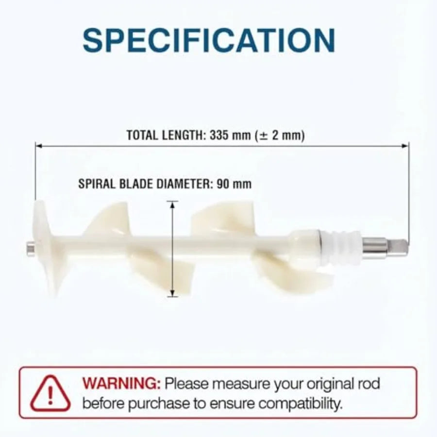 Soft Serve Ice Cream Machine Beater Rod Replacement for VEVOR & YIKAFU