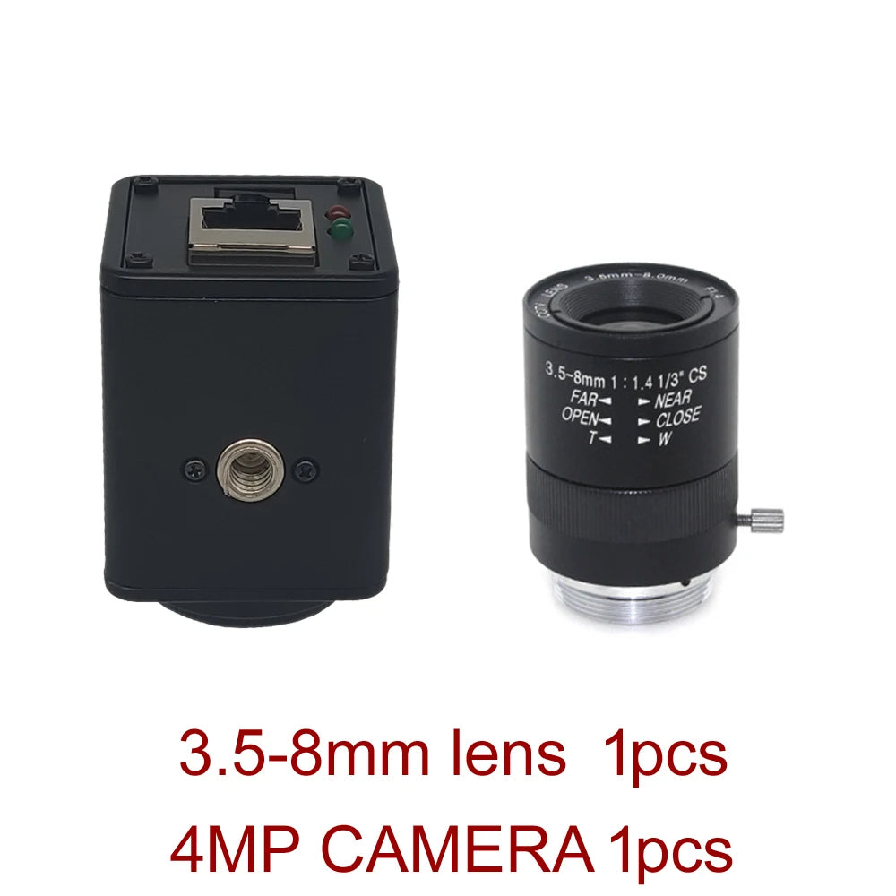 4MP Indoor Wired IP Camera with Motion Detection
