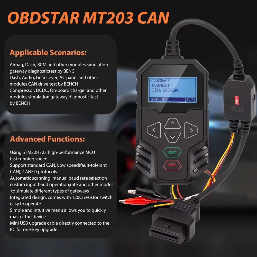 MT203 CAN Driver and Gateway Simulator