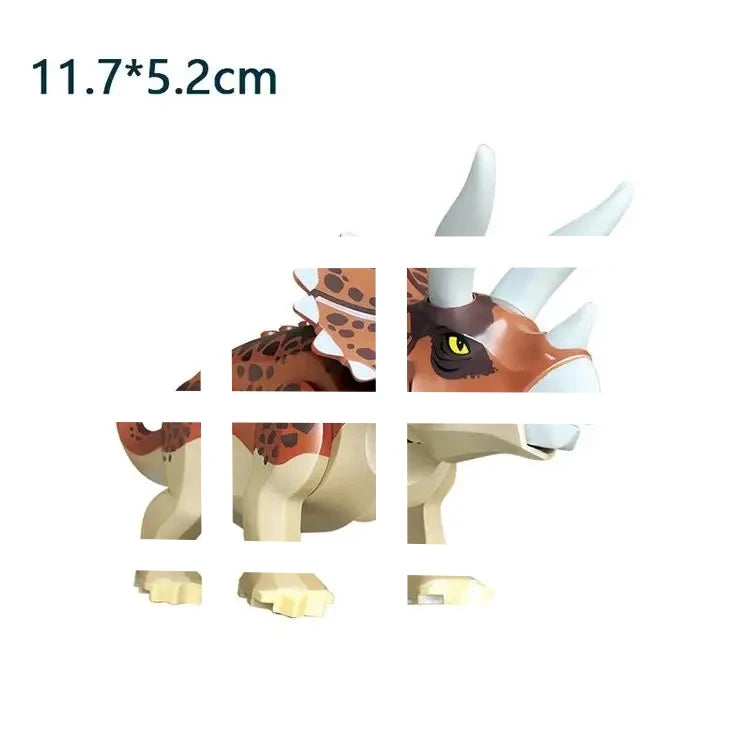 Large Dinosaur Building Blocks Toy Set