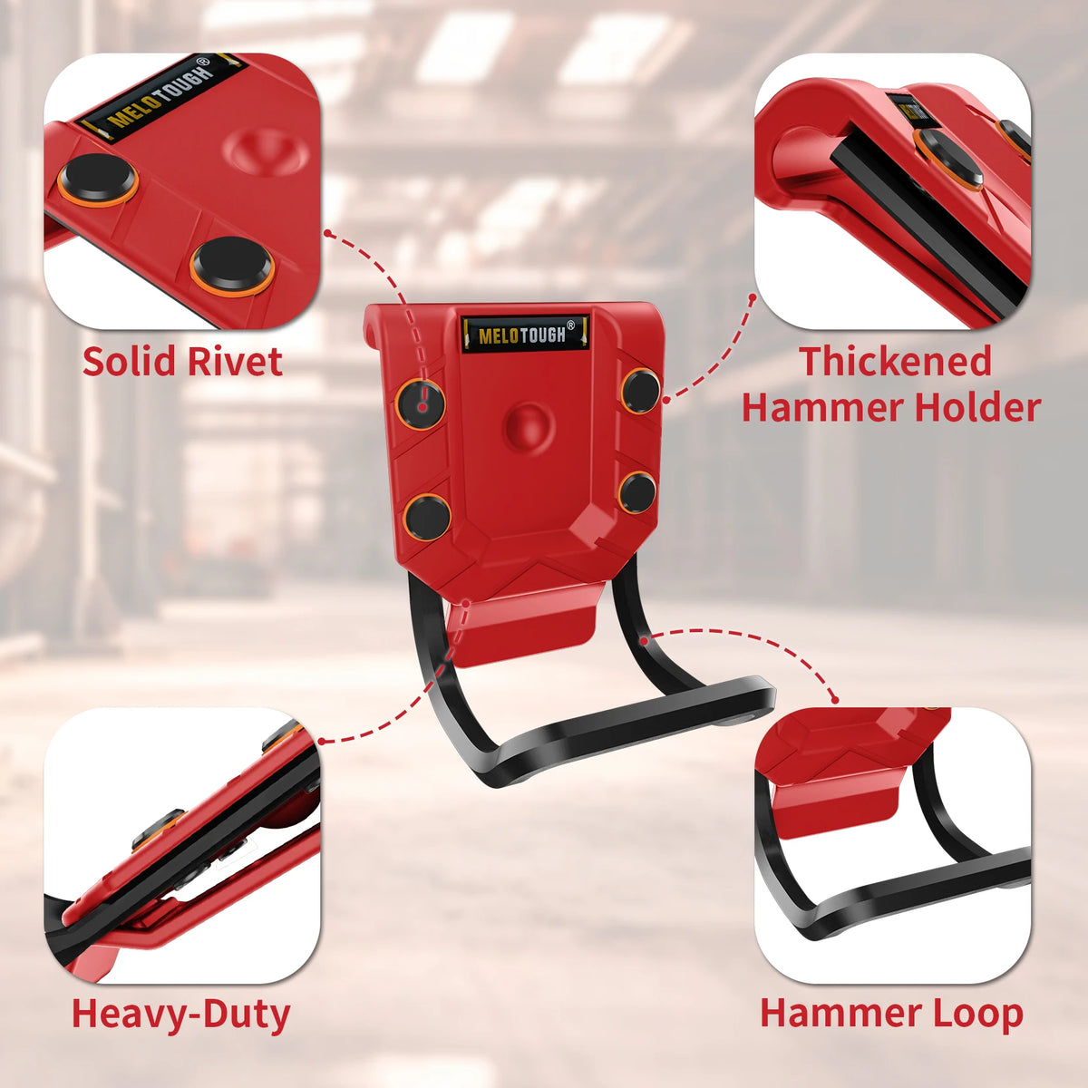 Hammerhalter für Gürtel, Hammerschlaufe, Holster, Gürtelhalter