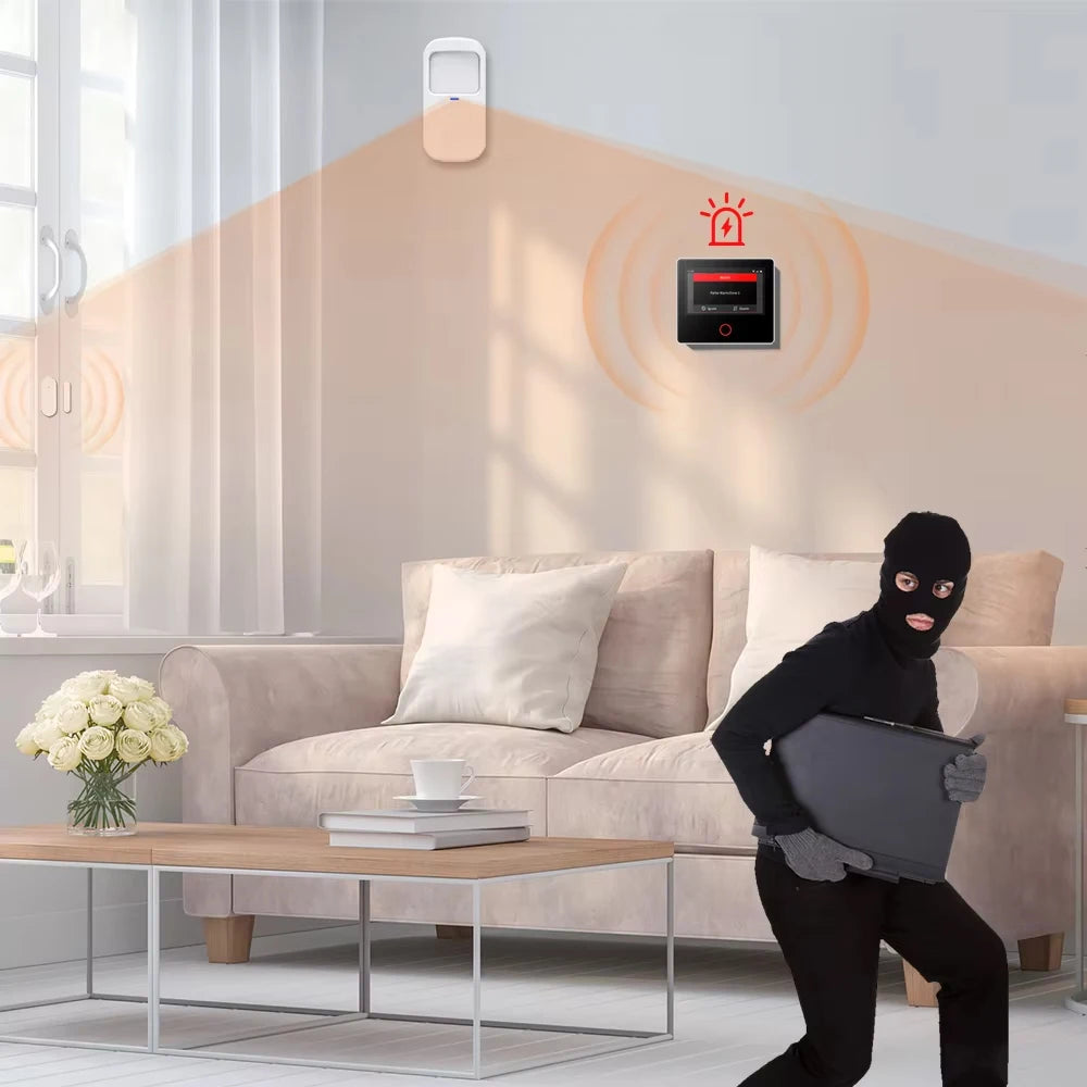 Staniot 4G Smart Home Alarm System WiFi Tuya Wireless Home Security Protection Kit With Door Window Motion Sensor Anti-Theft Alarm System