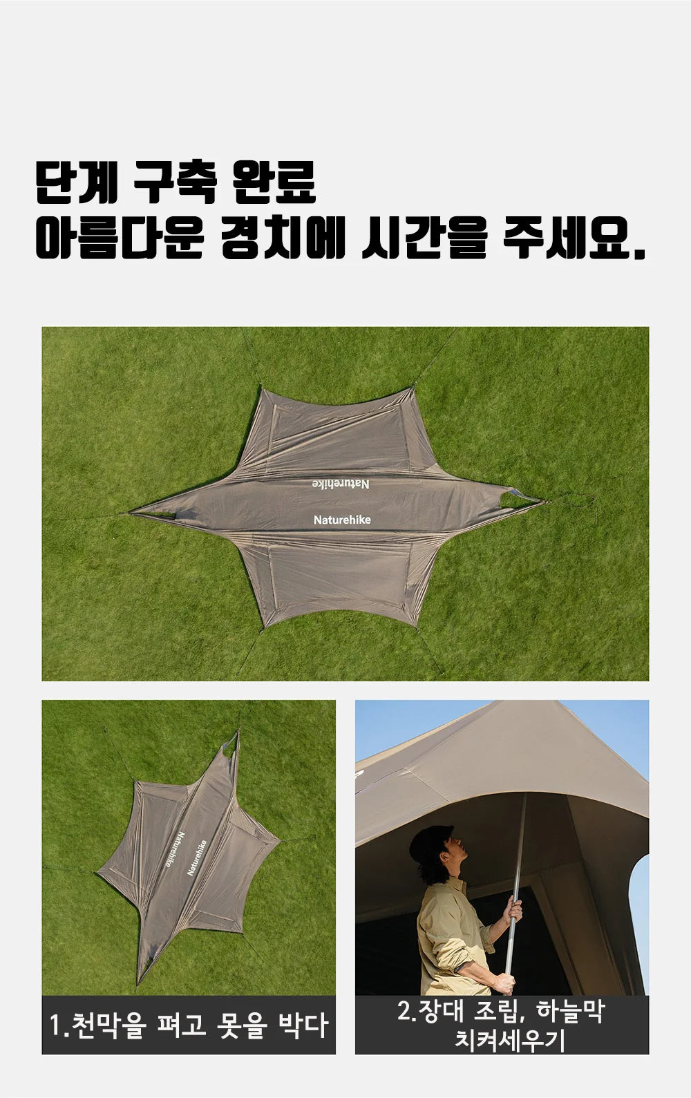 Large Camping Sun Shelter Awning 12–18 Person Waterproof Canopy