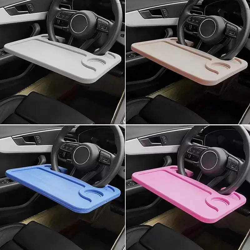 Vassoio per volante per auto parcheggiate
