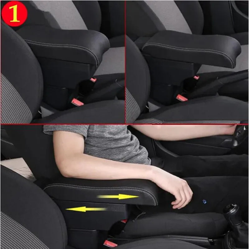 Universal Car Armrest Box with Storage