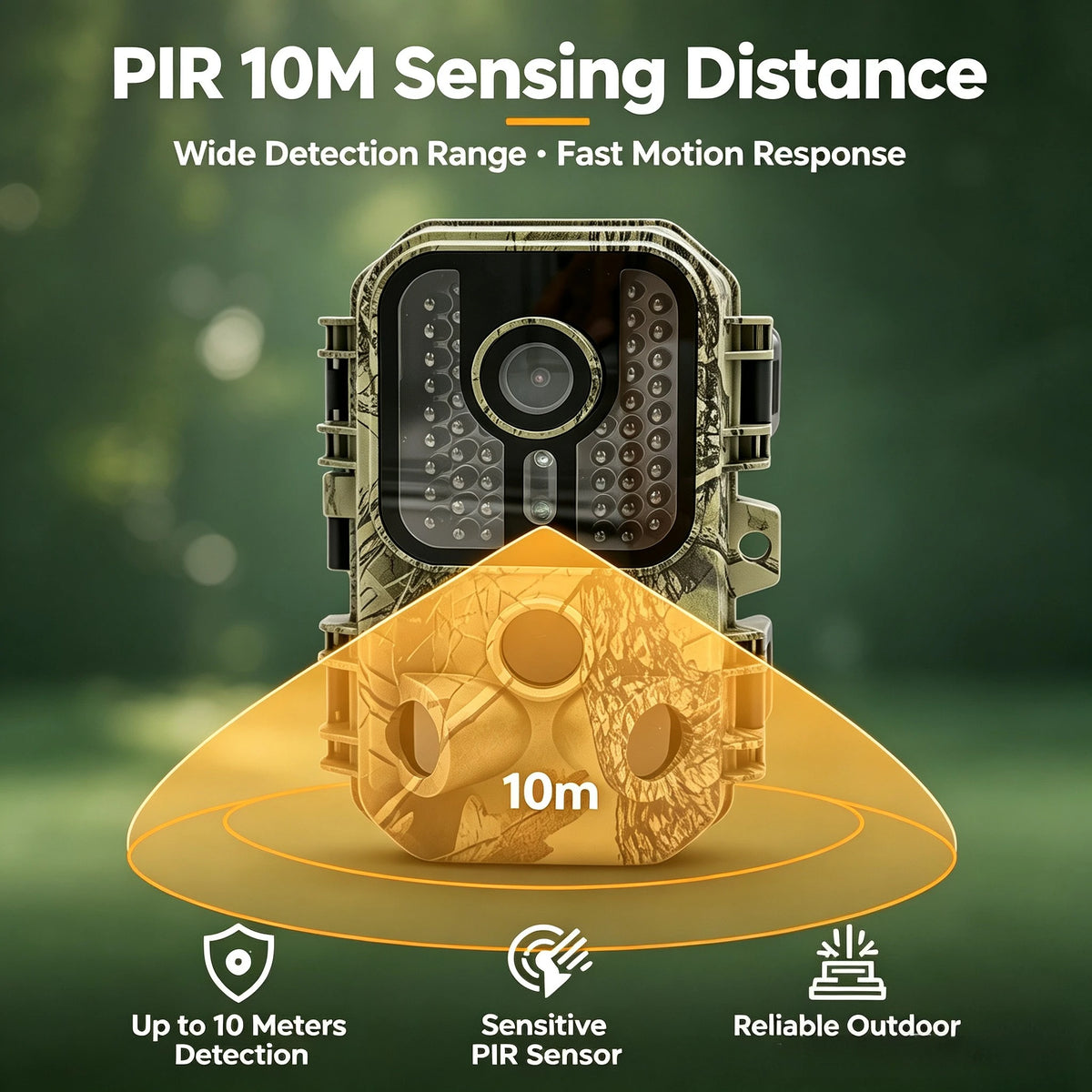 2.5K Hunting Trail Camera 24MP Infrared Night Vision Motion Activated CMOS Sensor Deer Scouting Wildlife Tracking Security