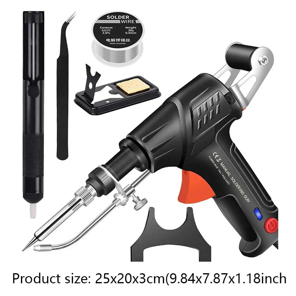 Trigger-Feed Soldering Gun, Green or Black