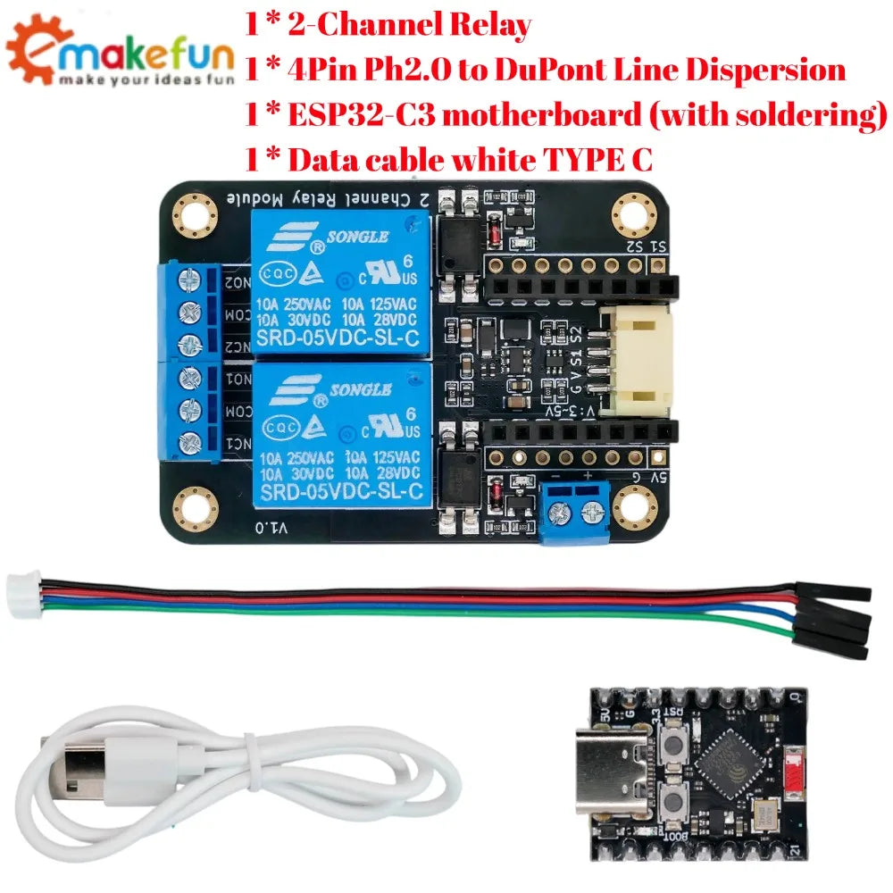 Two-Channel Opto-Isolated Relay Board