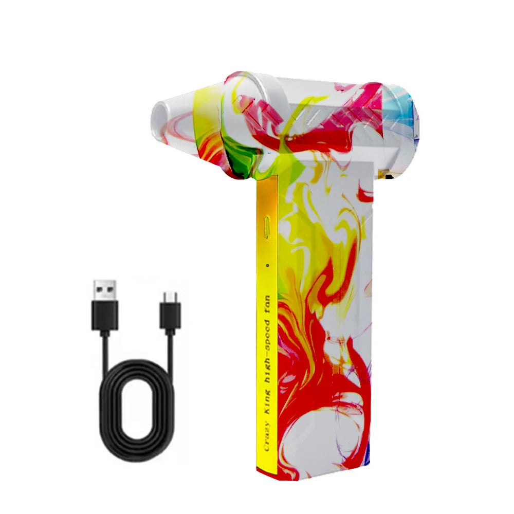 160000RPM Brushless Motor Electric Turbo Jet Fan High-Speed Turbo Violent Fan 10000mAh USB Rechargeable Powerful Dust Blower 