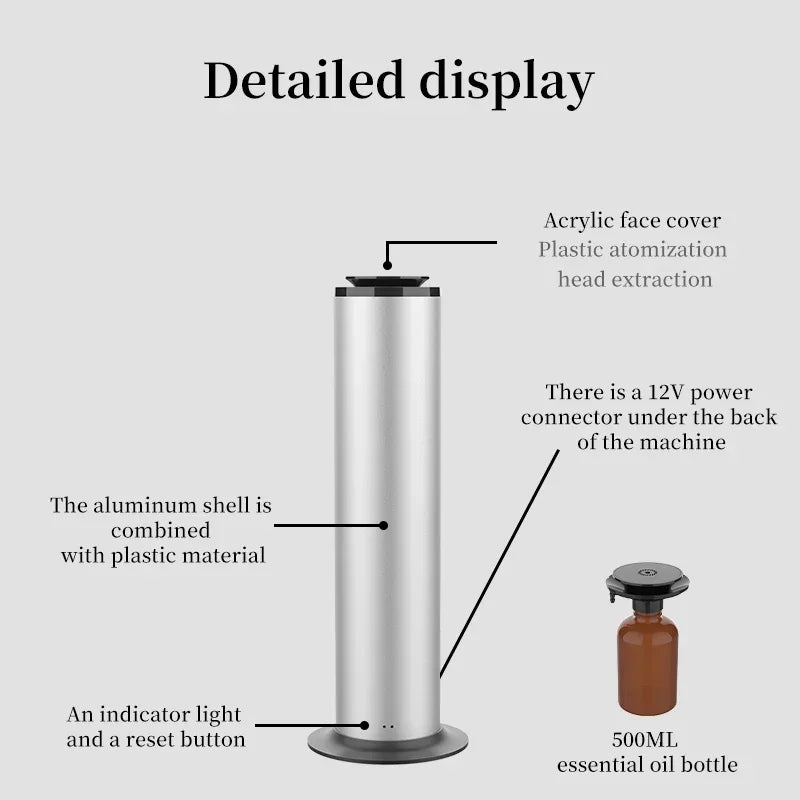 500ml Scent Diffuser for Large Spaces with WiFi and Bluetooth