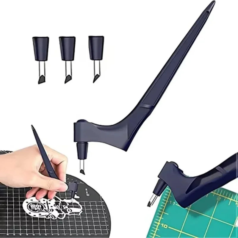 360° Rotating Blade Craft Cutting Pen for Precision DIY Designs