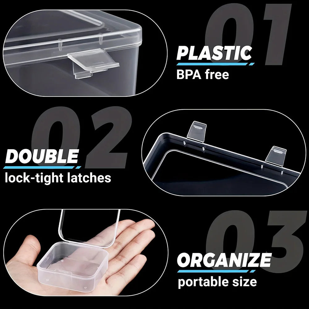 Clear Compartment Craft Storage Box