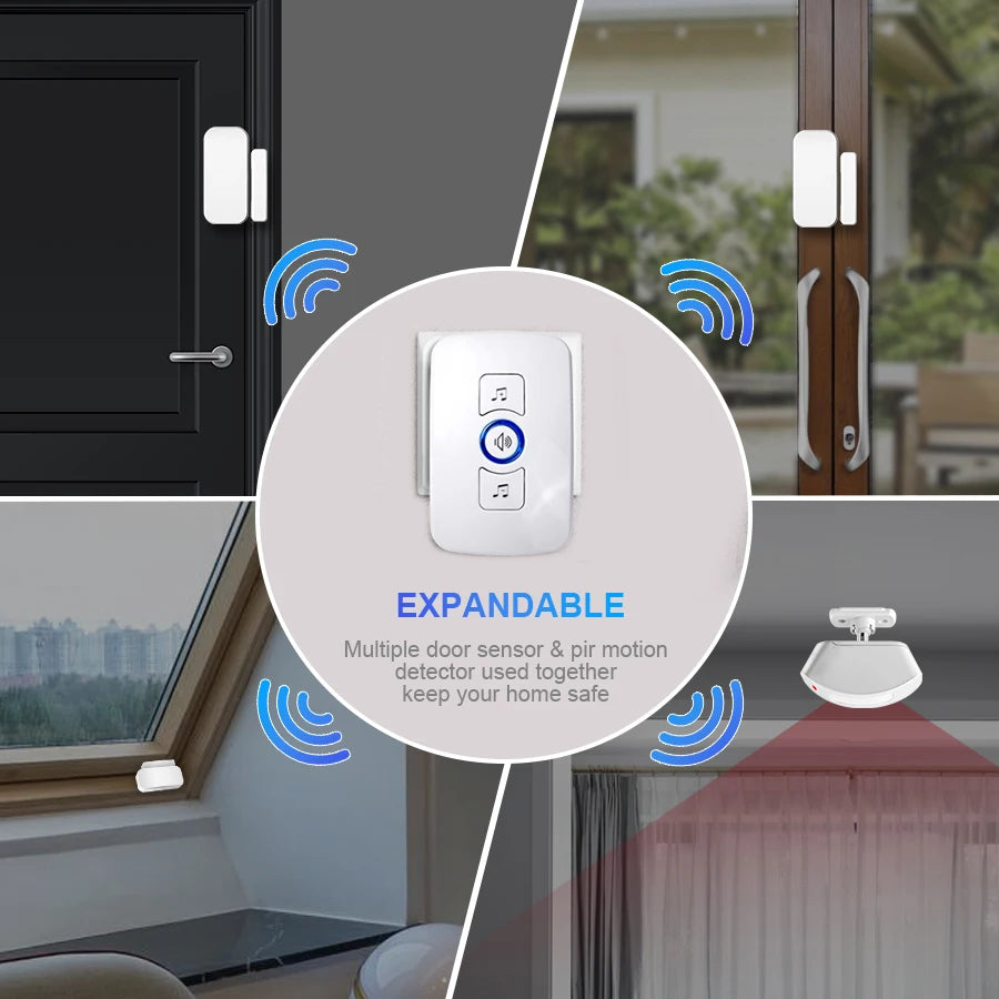 KERUI M525 Wireless Door Chime with 60 Songs and 500ft Range
