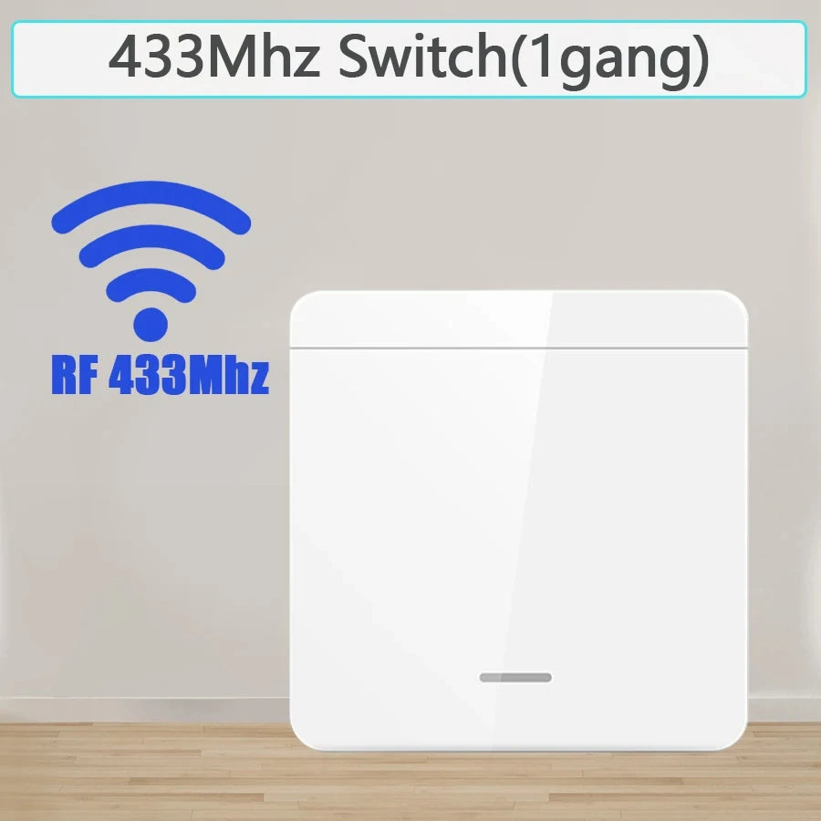 Bežični zidni prekidač i prijamnik 433 MHz - opcije
