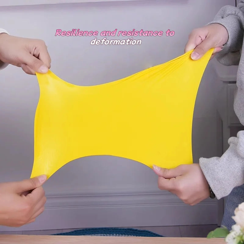 1 Pair Latex WaterProof Shoe Covers Lip-resistant Rubber Rain Boot Rain Gear Overshoes Accessories for Outdoor Rainy Day 