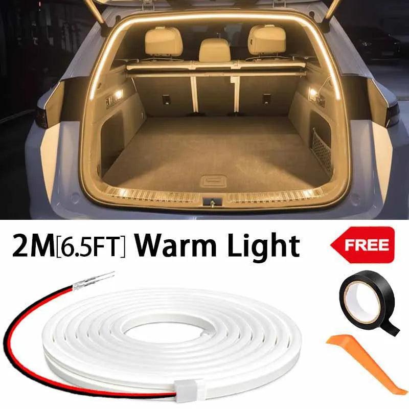 Flexible Car Boot LED Light Strip, 2m–6m, Colour & Kit Options