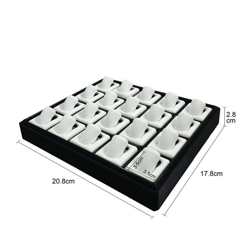 Plastbakke til smykkeudstilling, 20.8 × 17.8 cm