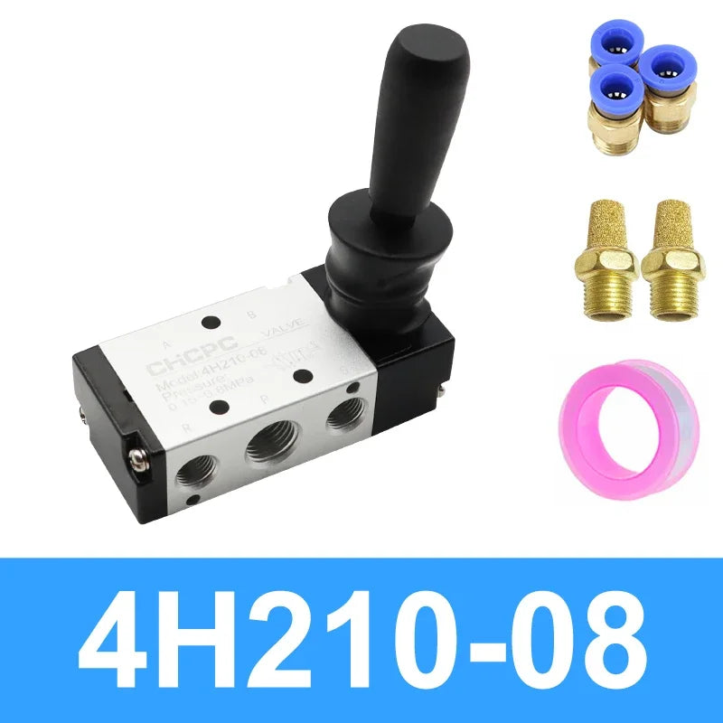 Manual Pneumatic Lever Valve, 3/2 or 5/2 Options
