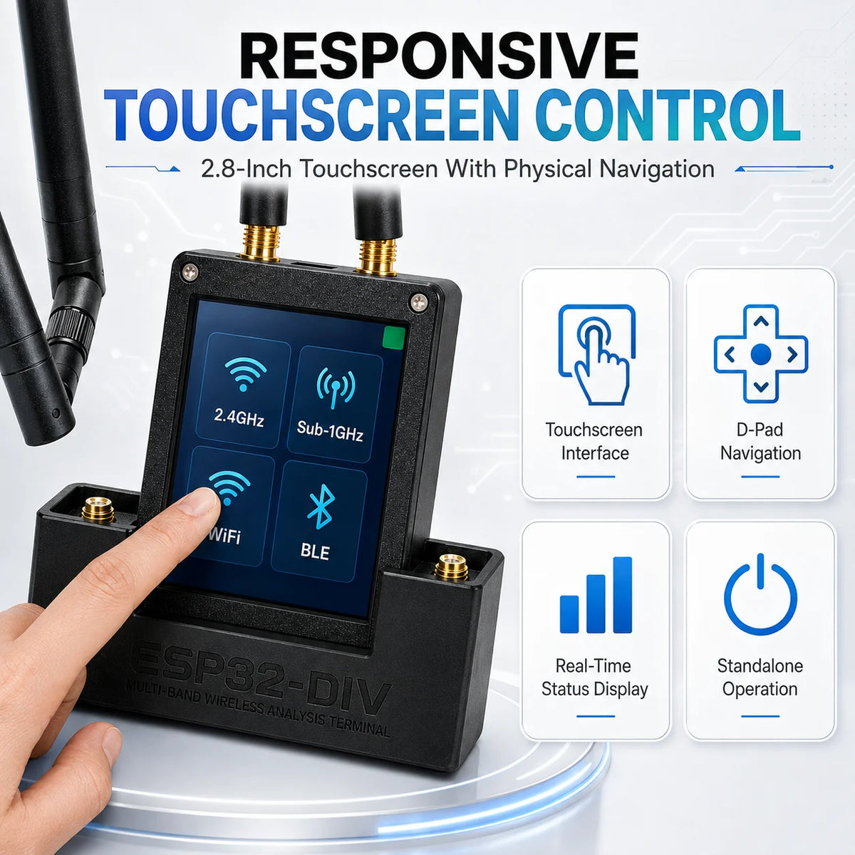 Treći modul ESP32 WiFi NRF24 CC1101 proširivački GPIO plaat za bežični razvojni set
