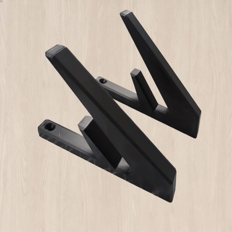 Suporte de parede para arrumação de skate, com design simples e portátil, adequado para arrumação em interiores (parafusos incluídos)