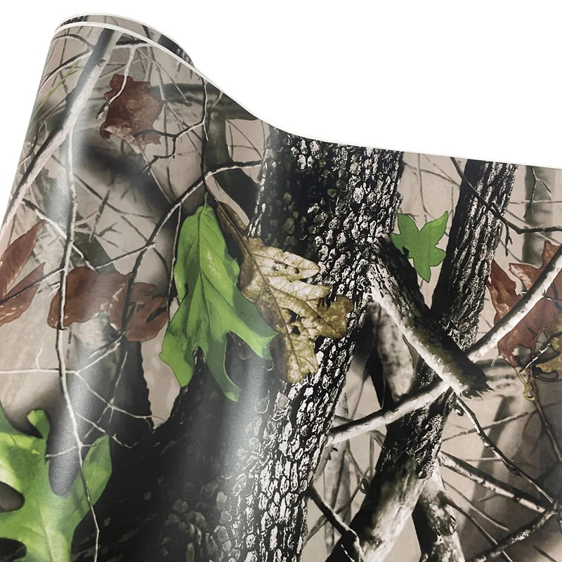 Premium Wasserdicht Tarnmuster Jungle Woodland Vinyl-Folie Rolle DIY Selbstklebende Abziehaufkleber Luftablass