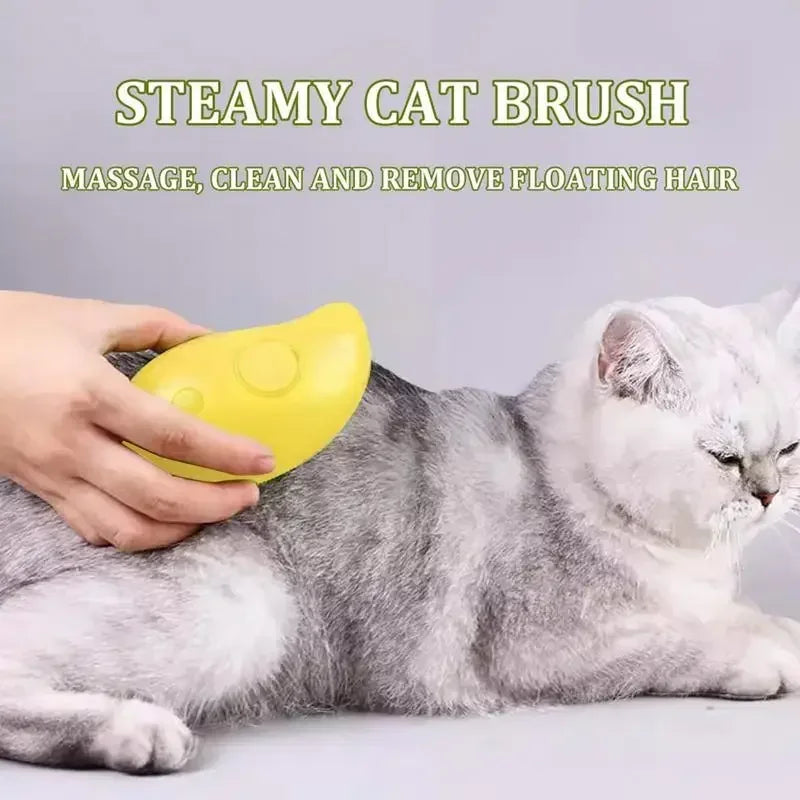 Cat Dog Steamy Brush Steam Brush Electric Sprayer for Massage Pet Grooming tool Shedding 3 in 1 Electric Sprays Massage Combs 