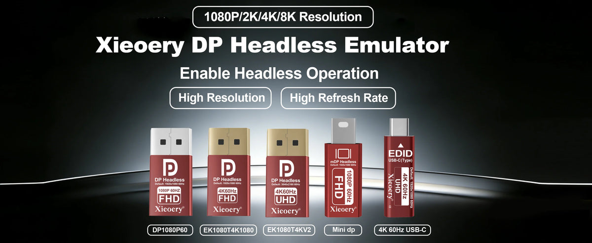HDMI емулятор EDID с опции за резолюции