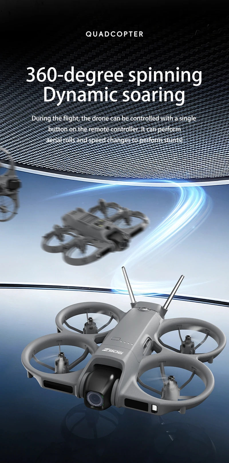 Camera Drone - Standard and Screen Controller Options