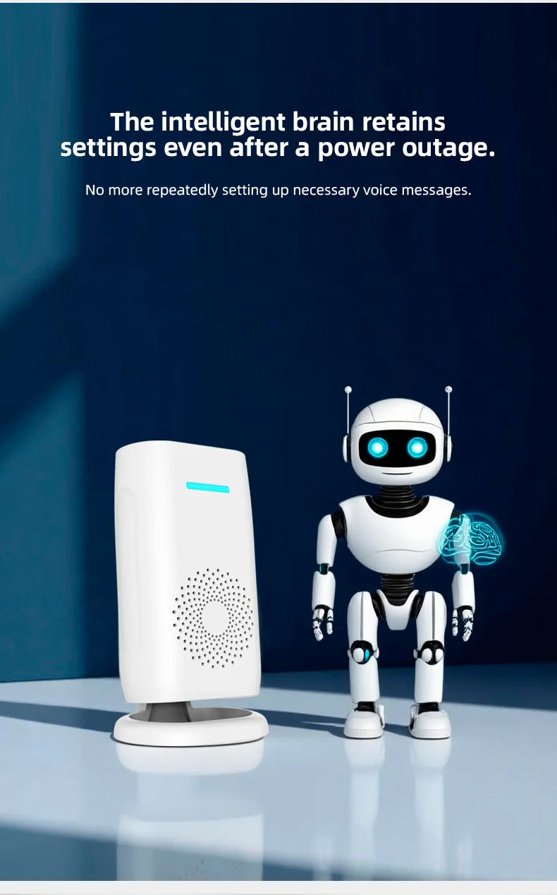 PIR Motion Sensor Welcome Chime Alarm for Shop and Home