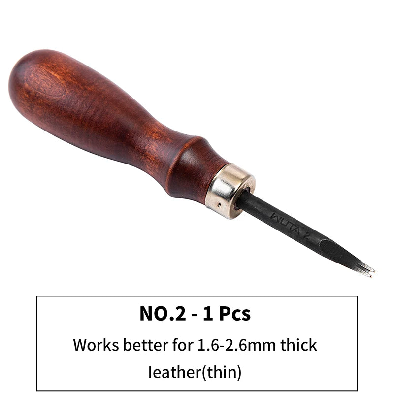 Wooden-Handle Leather Edge Beveler