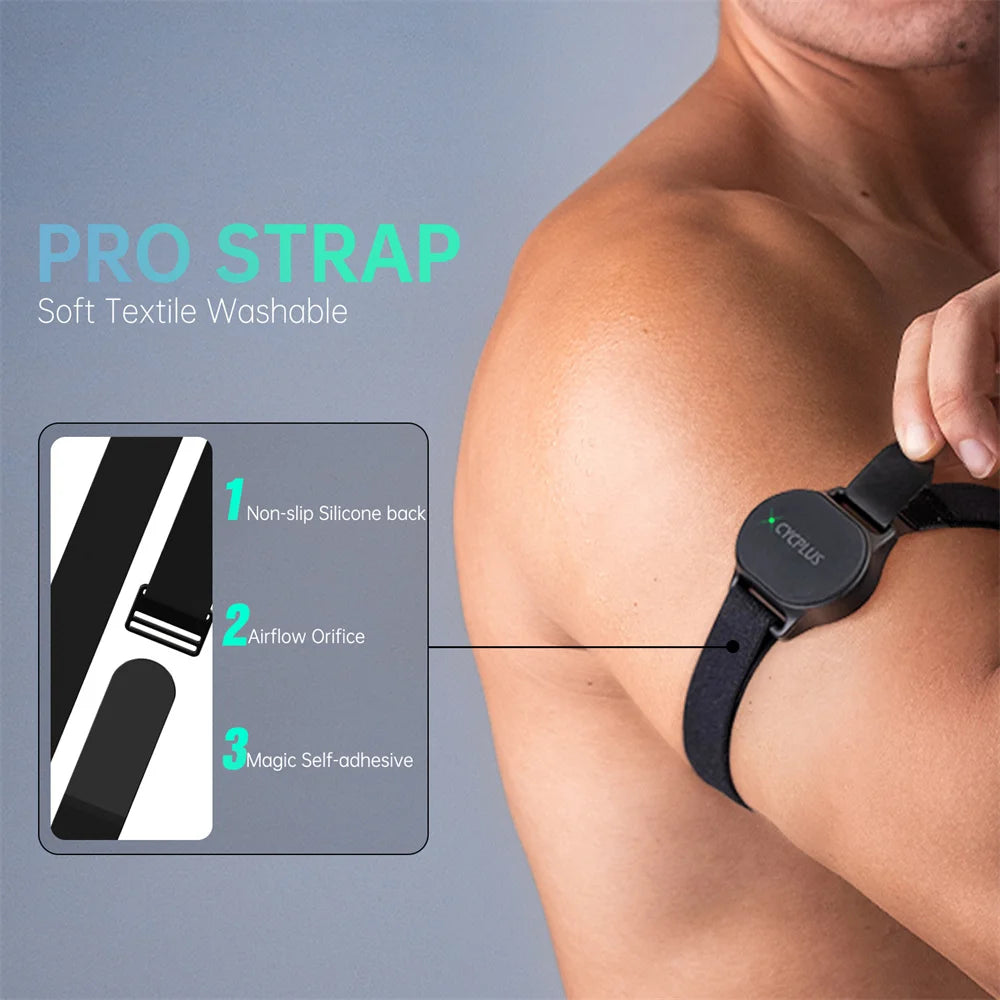 ANT+ und Bluetooth-Herzfrequenzsensor - Arm oder Brust