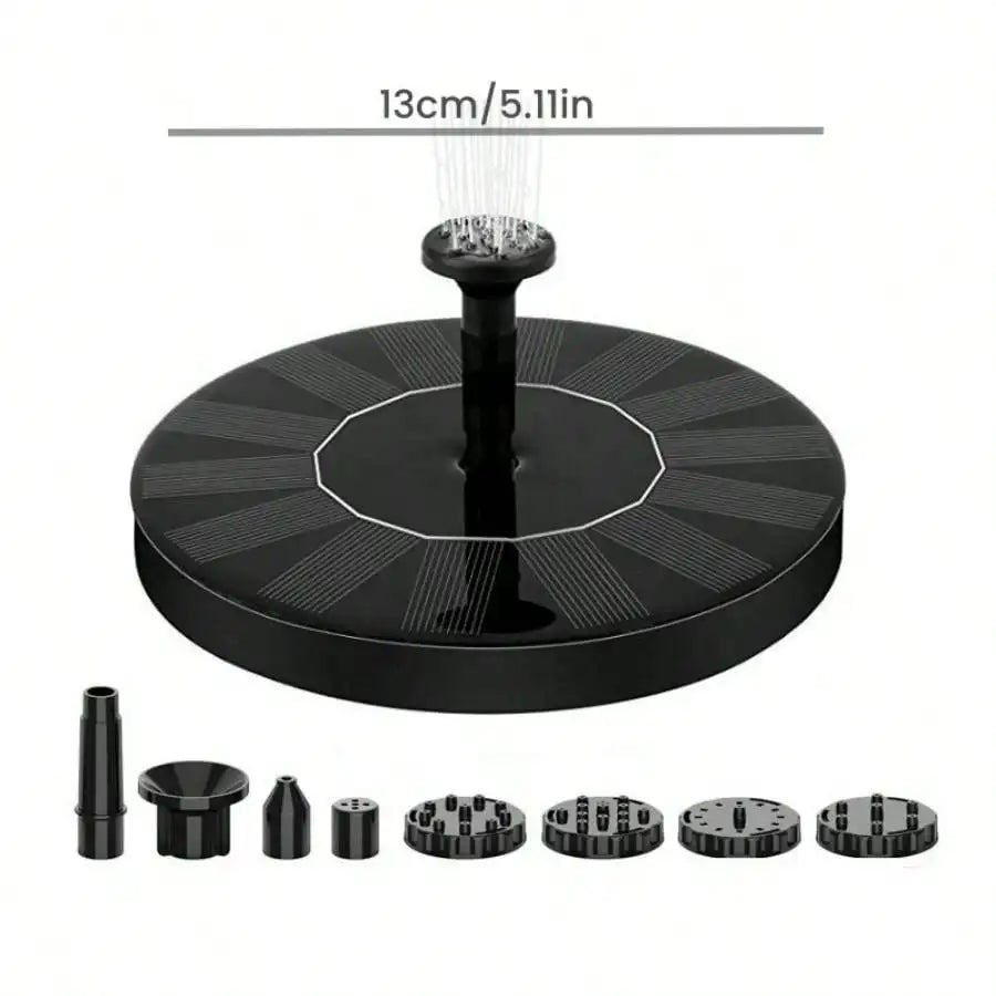 New Mini Solar Water Fountain Pool Pond Waterfall Fountain Garden Supplies Decoration Outdoor Solar Powered Fountain Bird Baths 