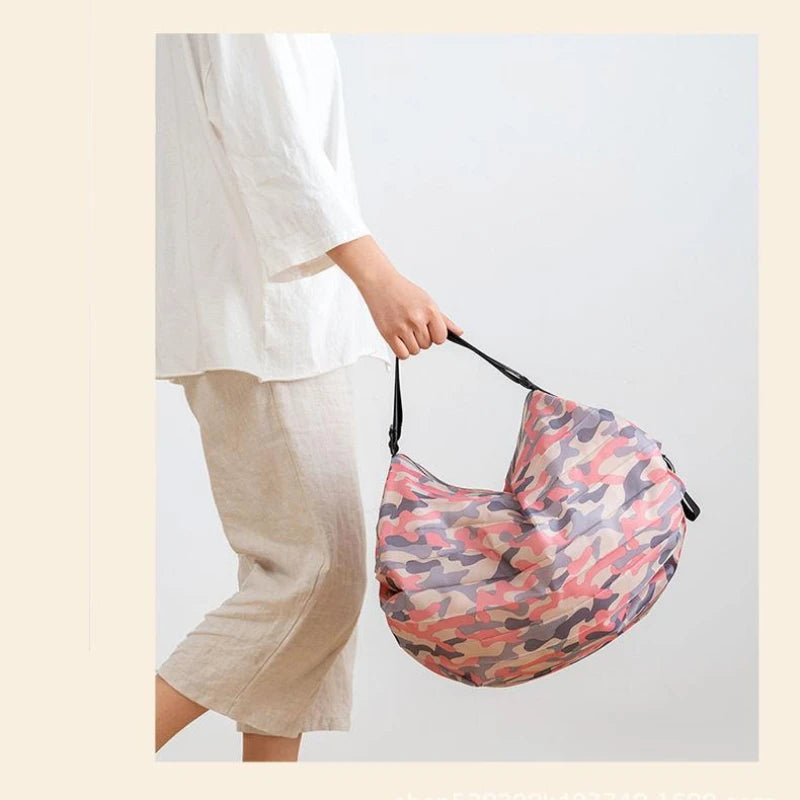 Faltbare Oxford-Einkaufs- und Reisetasche, 30 × 30 × 50 cm