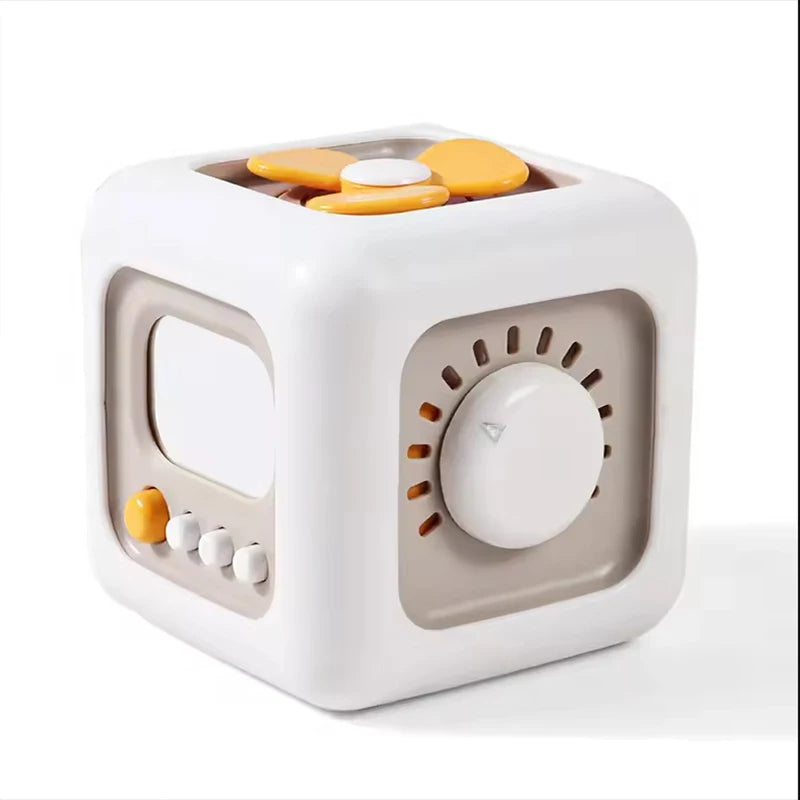 Montessori Magic Cube Šesťstranná aktivity krabica pre skoré učenie