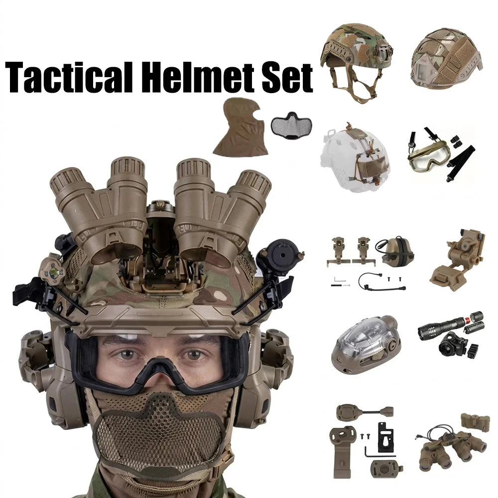 Breathable Tactical Balaclava with Steel Mesh Face Protection Mask
