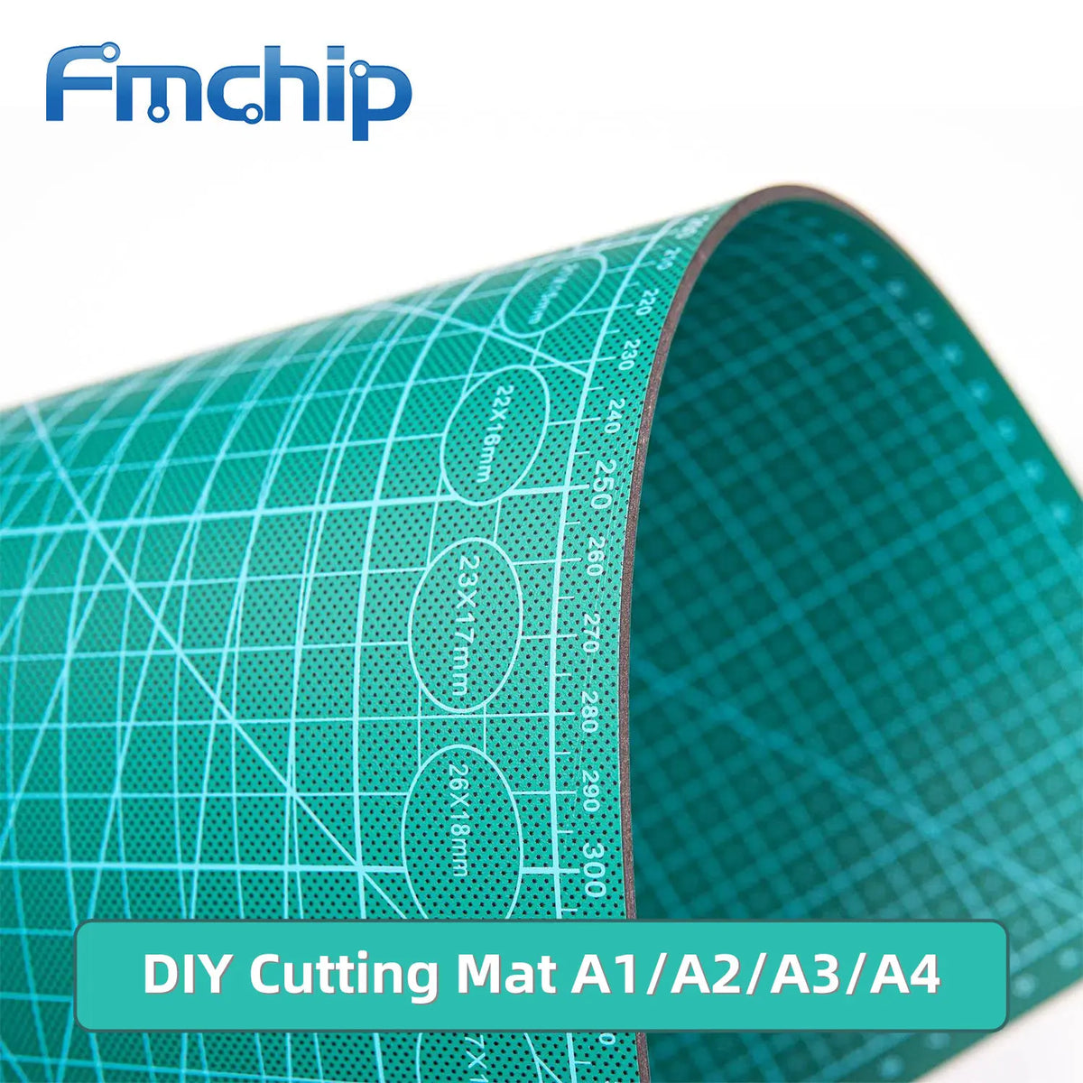 Gridded PVC Craft Cutting Mat, A1–A4