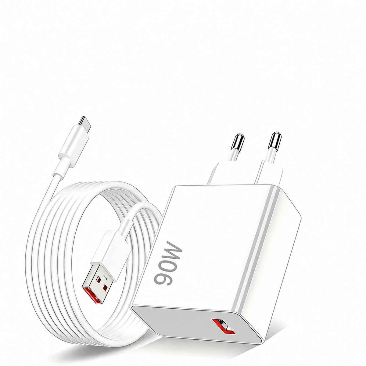 90W EU Wall Charger for Xiaomi, Redmi and POCO with Type-C Cable