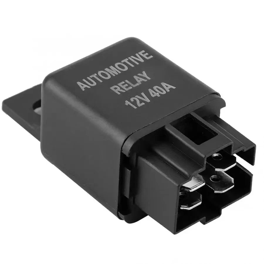 Automotive Relay with Socket, 12V or 24V Coil
