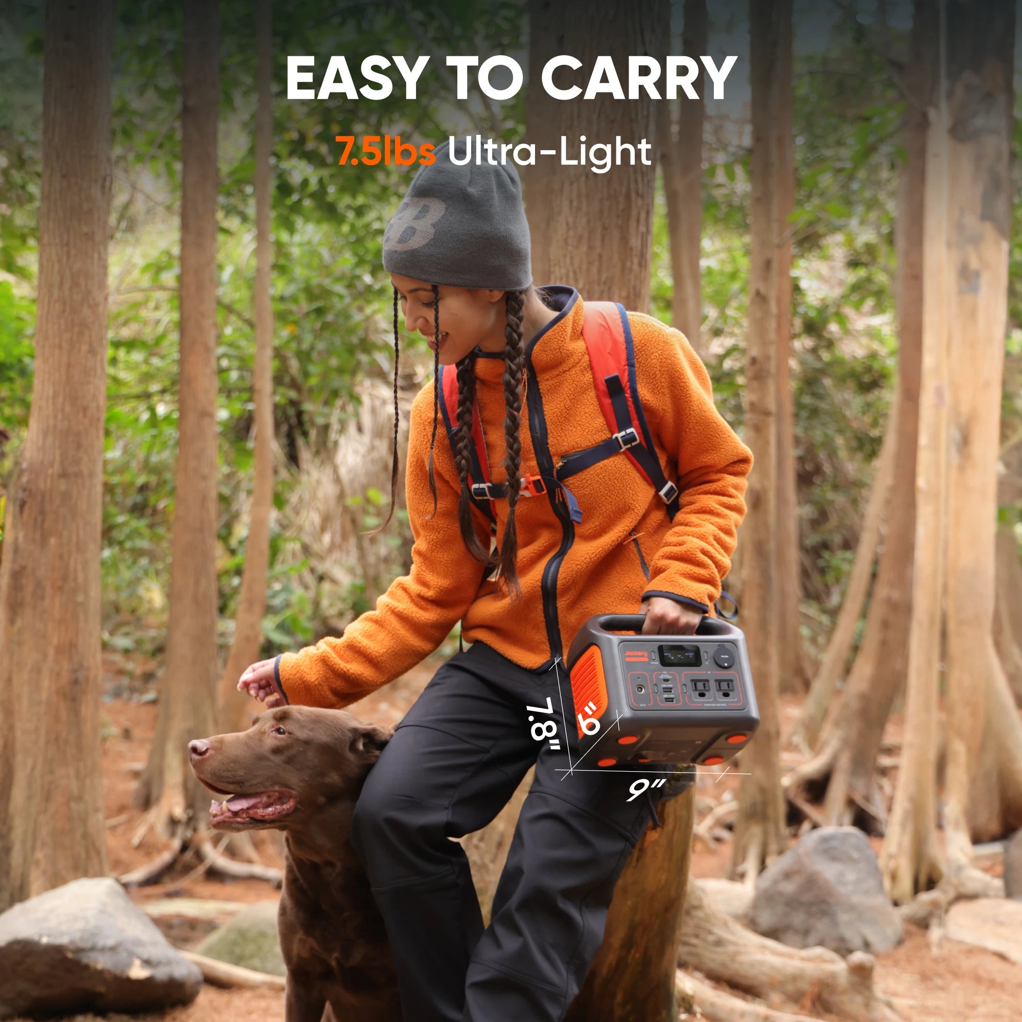 Jackery Explorer 300 Portable Power Station with 5M Cord