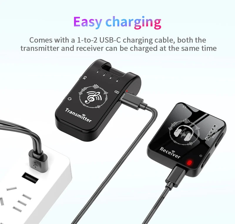 Wireless IEM System 1-to-1 Compact Transmitter & Receiver Kit