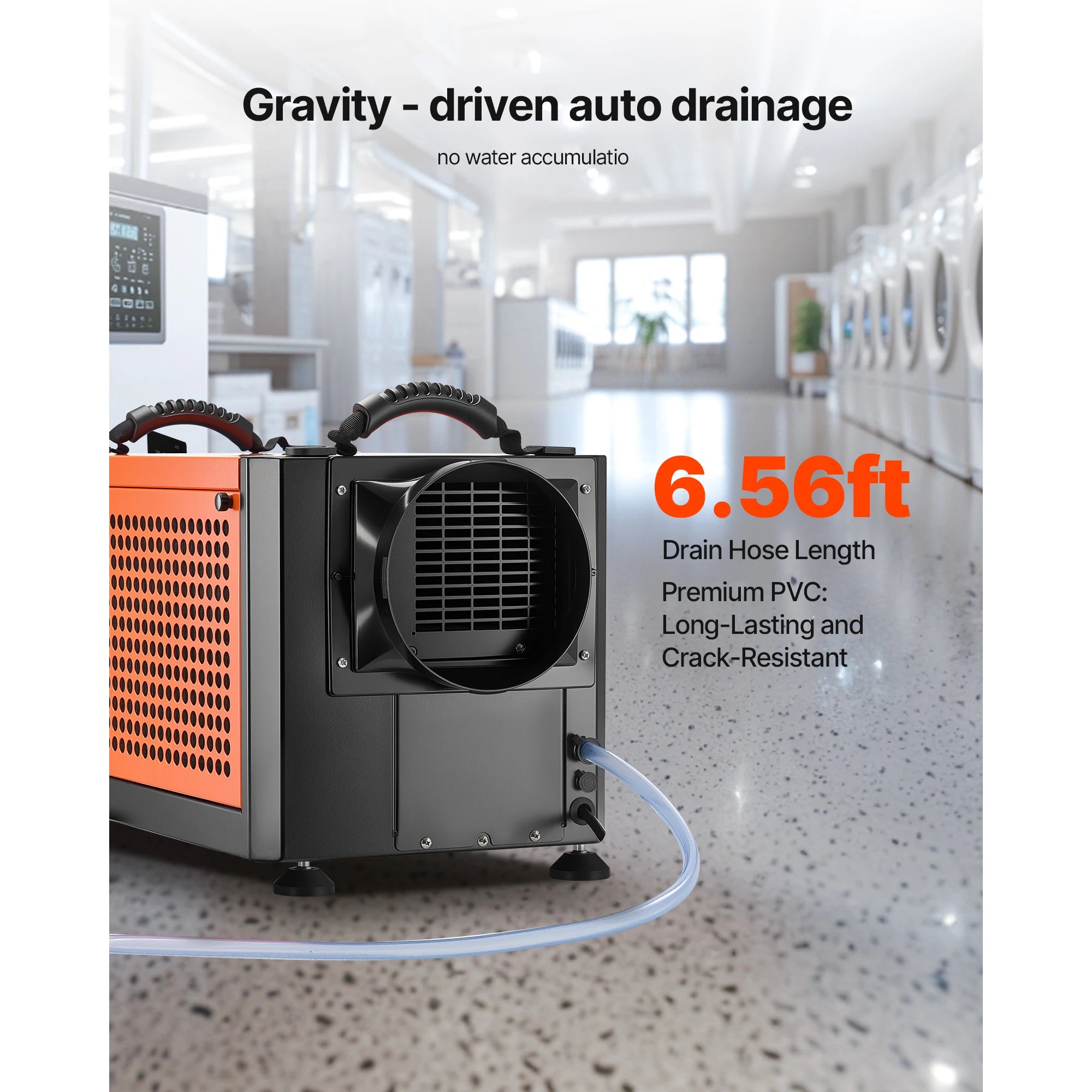 Commercial Dehumidifier 70 Pints with Drain Hose for Basement