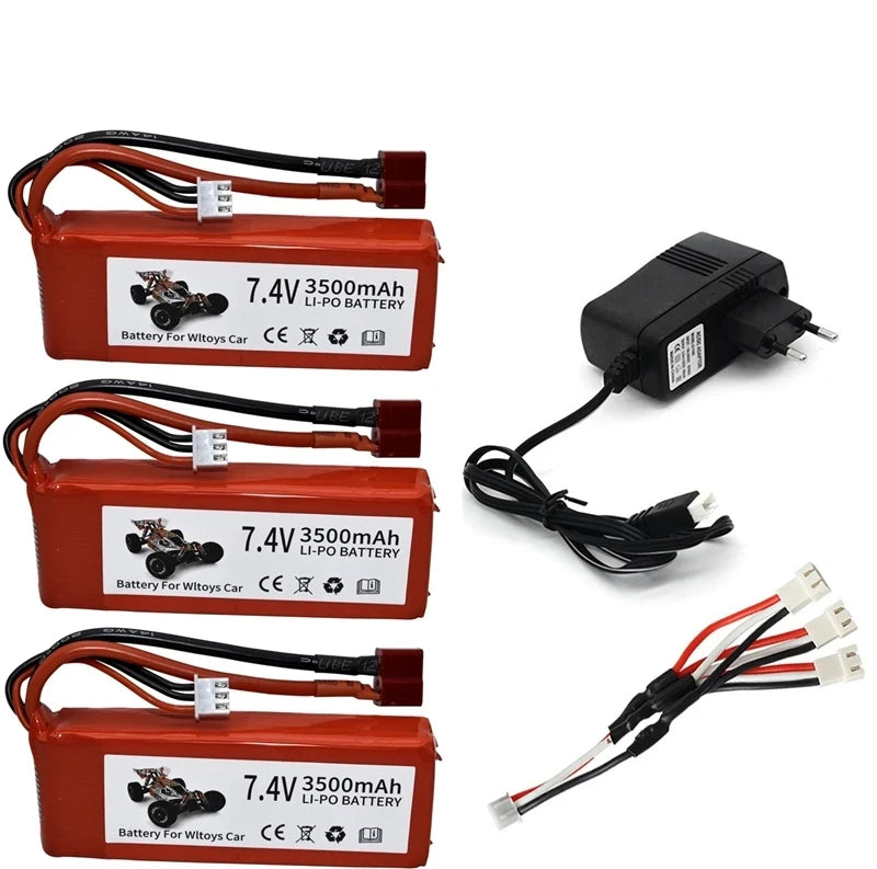 7.4 V RC Battery and Charger Accessories - Options