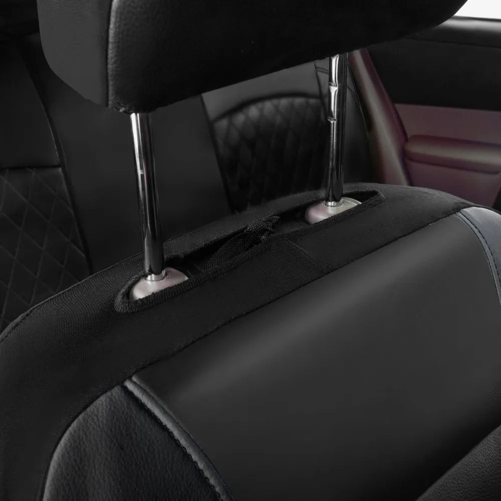 SEAMETAL Wrapped Car Seat Cover Full Surrounded  Vehicle Seat Cushion Anti Scratch Car Seat Protector Universal for Sedan Suv